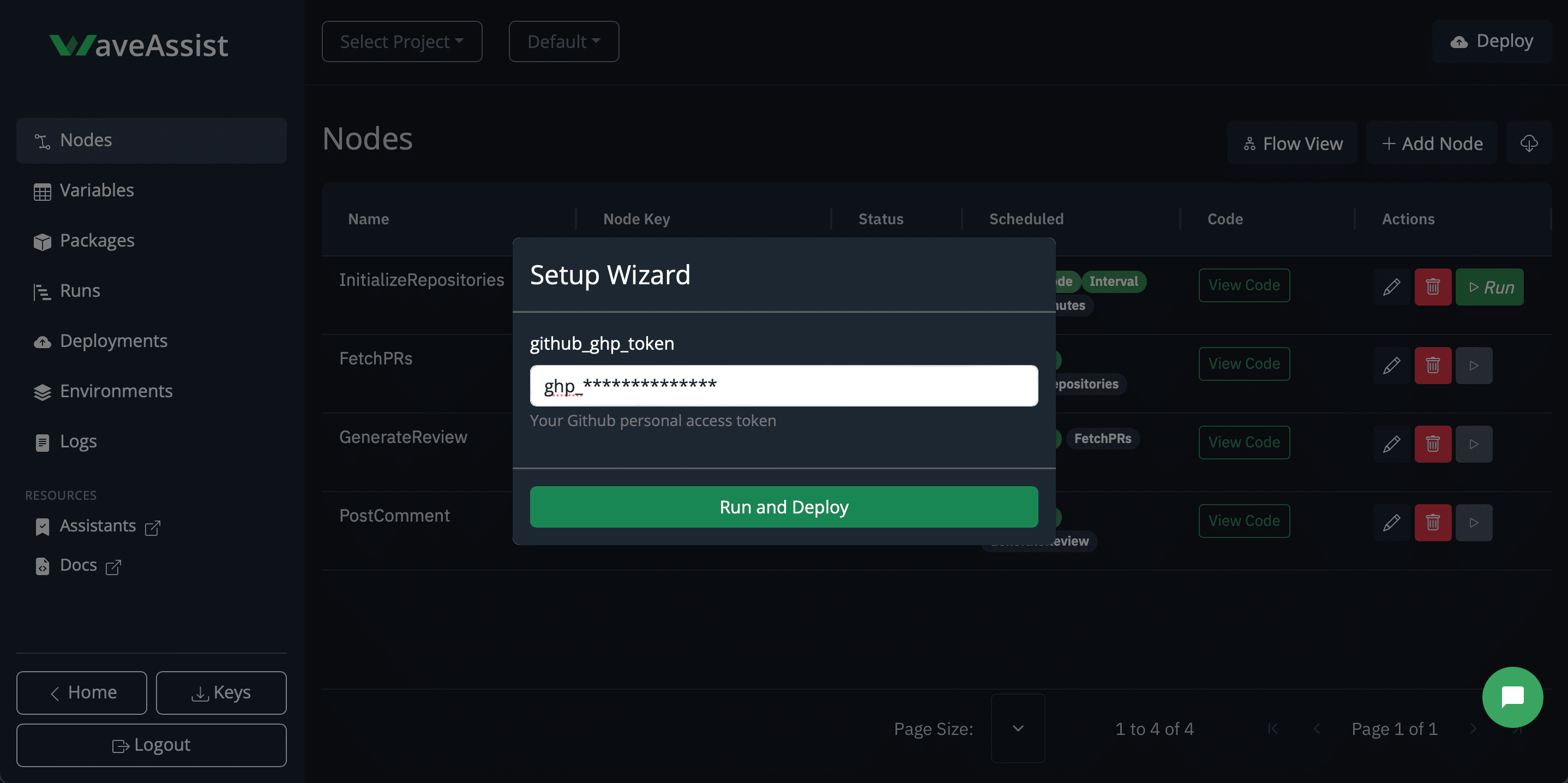 Setup Wizard