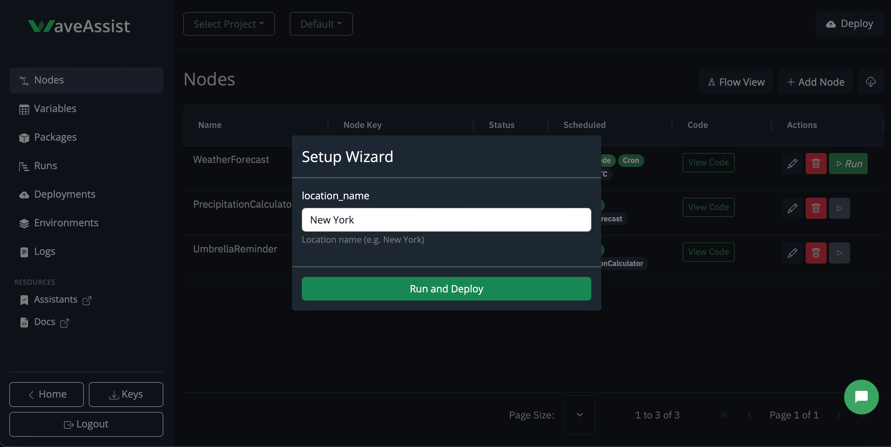 Setup Wizard